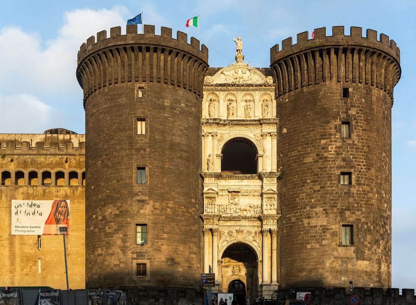 Entrance of Castel Nuovo, one of the top things to do in Naples